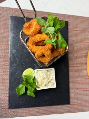 Onion Rings at Kinaya Rooftop Restaurant Dar es Salaam