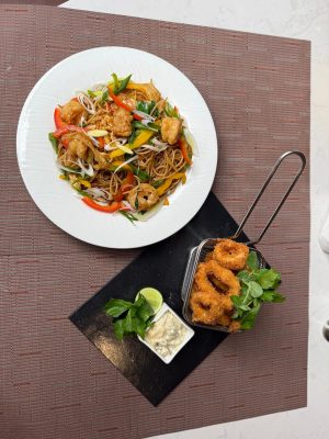 Indo Chinese Fusion Menu at Kinaya Rooftop Restaurant Dar es Salaam